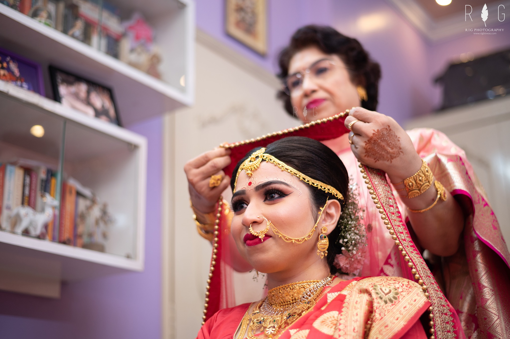 Bengali bridal deals nath designs